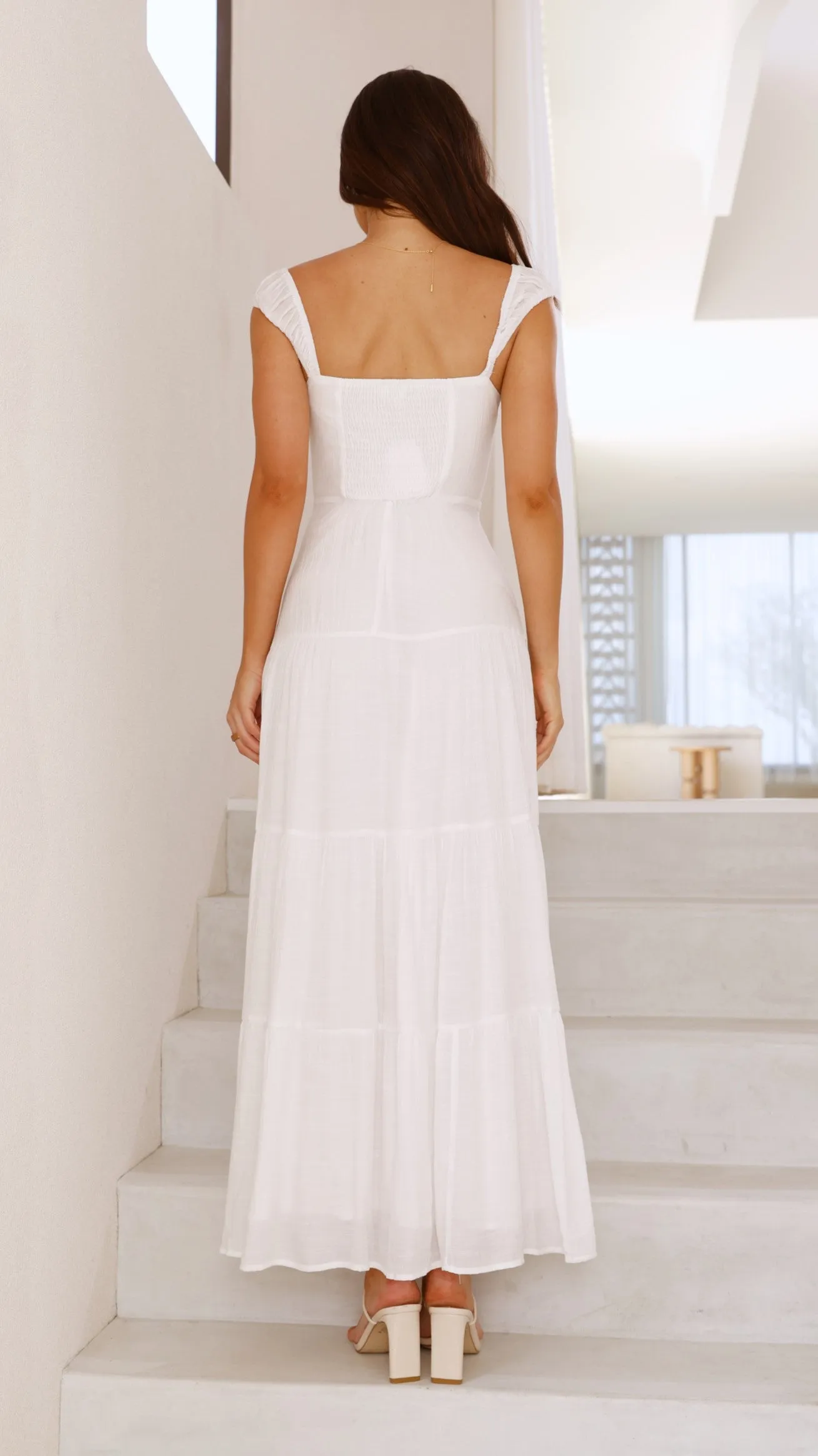Pasca Maxi Dress - White sold by Billy J product image thumbnail 2