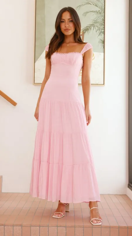Pasca Maxi Dress - Pink sold by Billy J