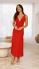 Kataryna Maxi Dress - Red sold by Billy J