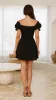 Magnolia Mini Dress - Black sold by Billy J