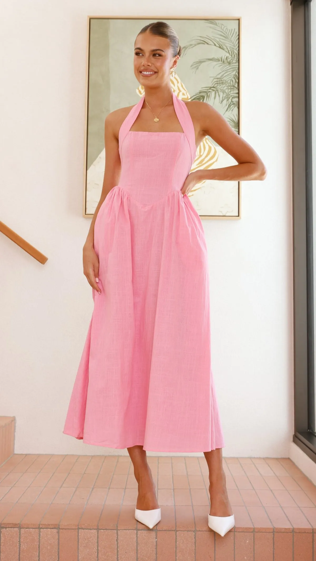 Caden Maxi Dress - Pink sold by Billy J product image thumbnail 4