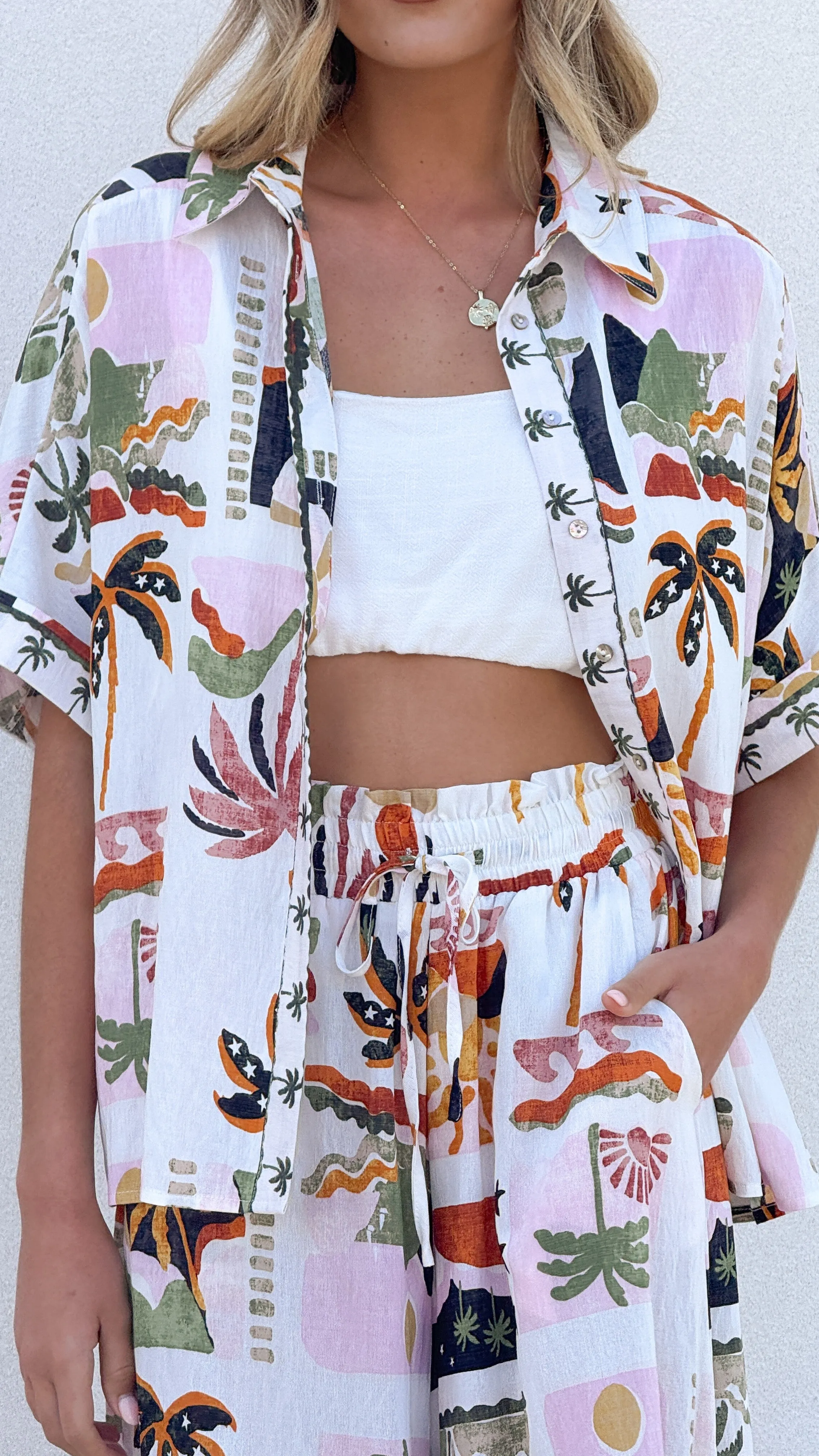 Daley Button Up Shirt - Desert Palms sold by Billy J product image thumbnail 3