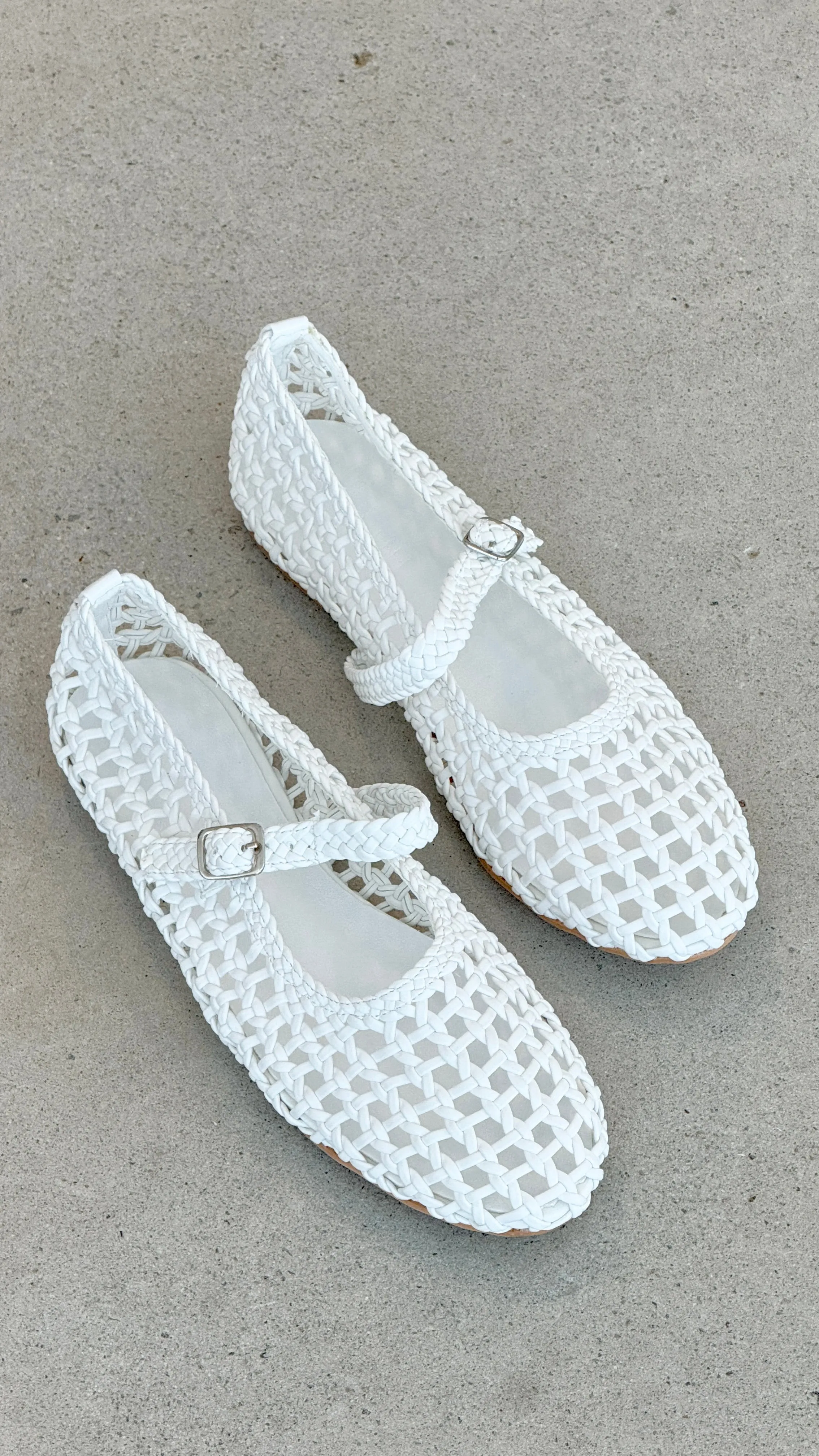 Gitta Flats - White sold by Billy J product image thumbnail 2