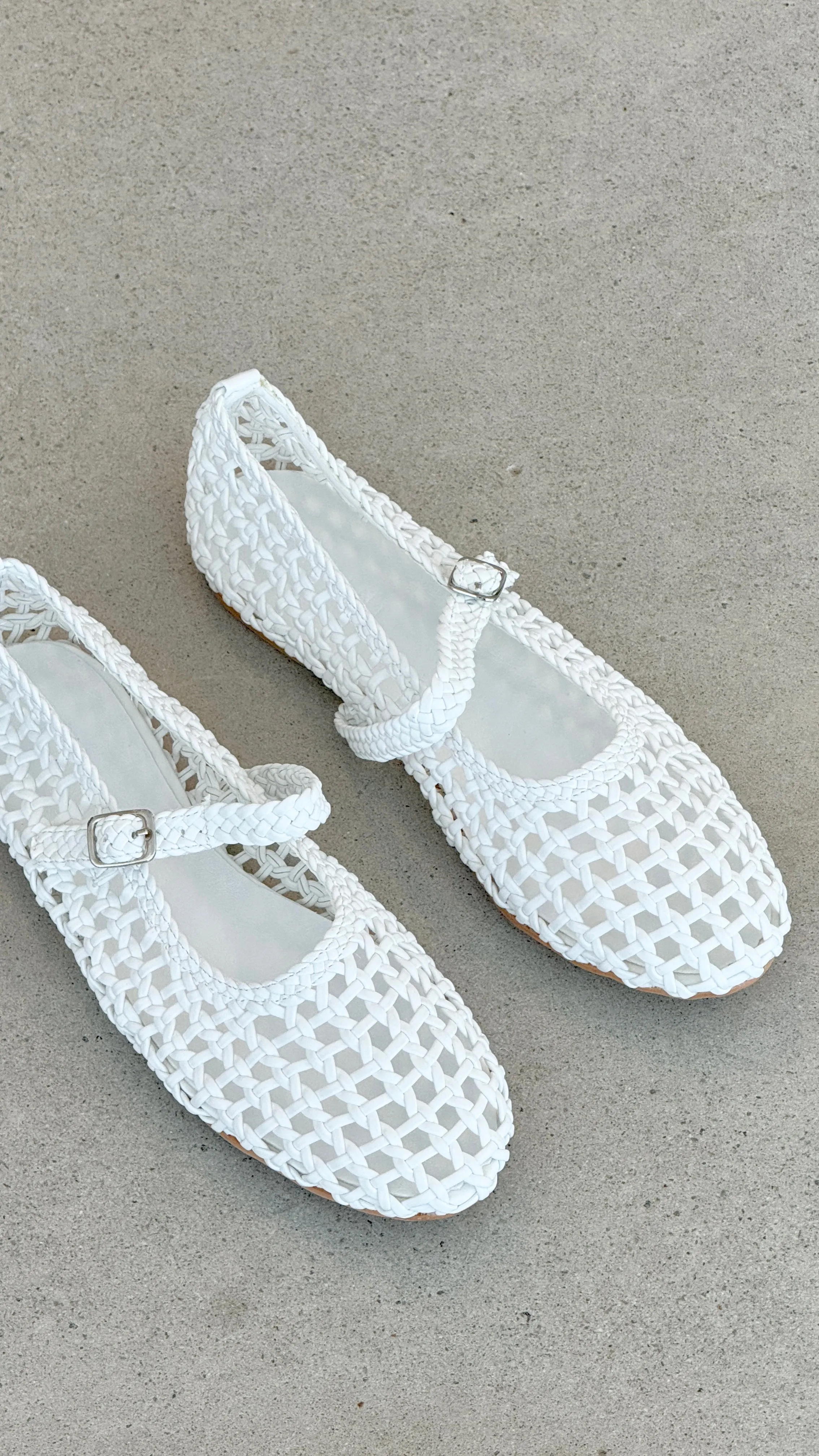 Gitta Flats - White sold by Billy J product image thumbnail 4