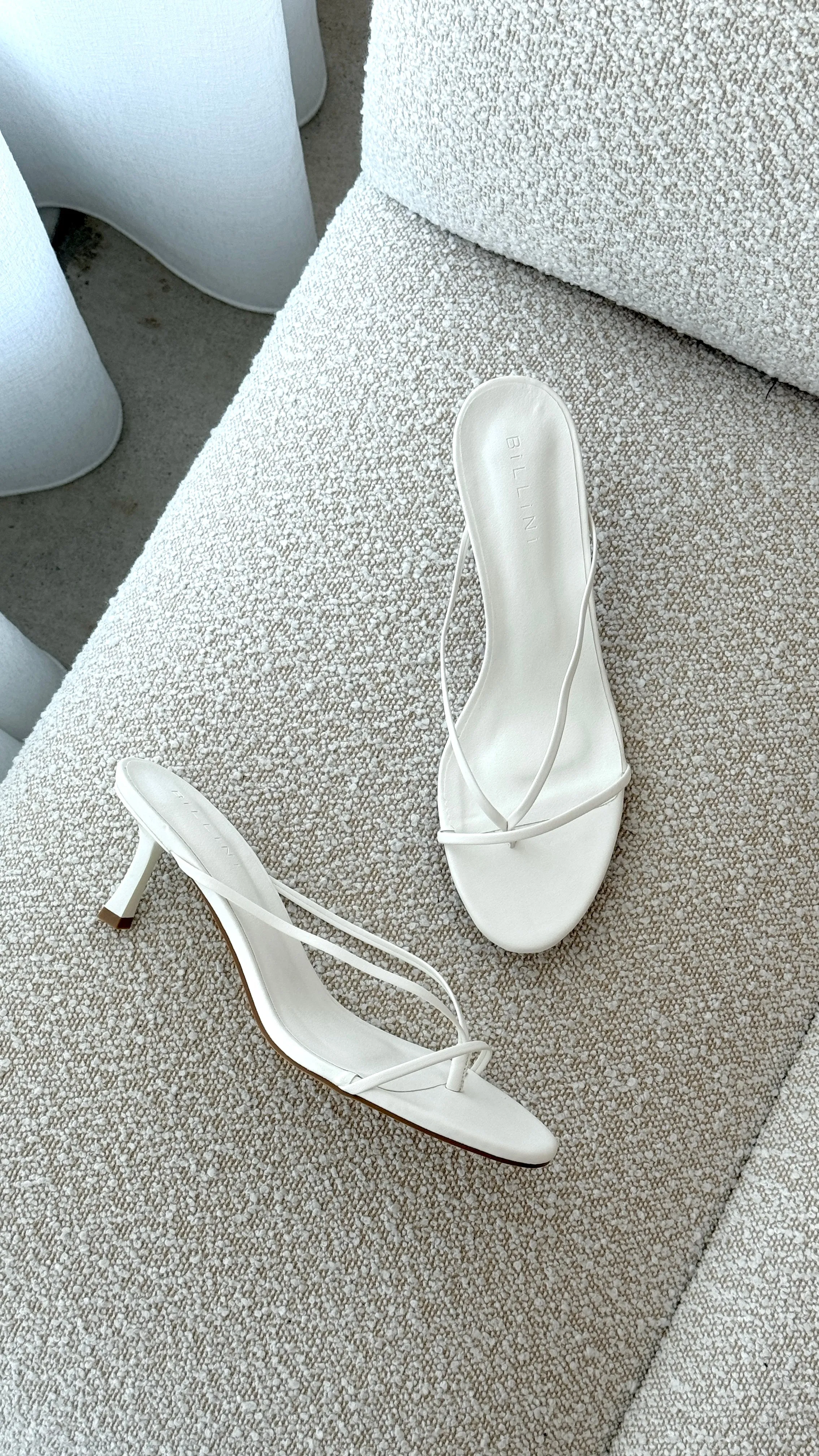 Gillie Heel - White sold by Billy J