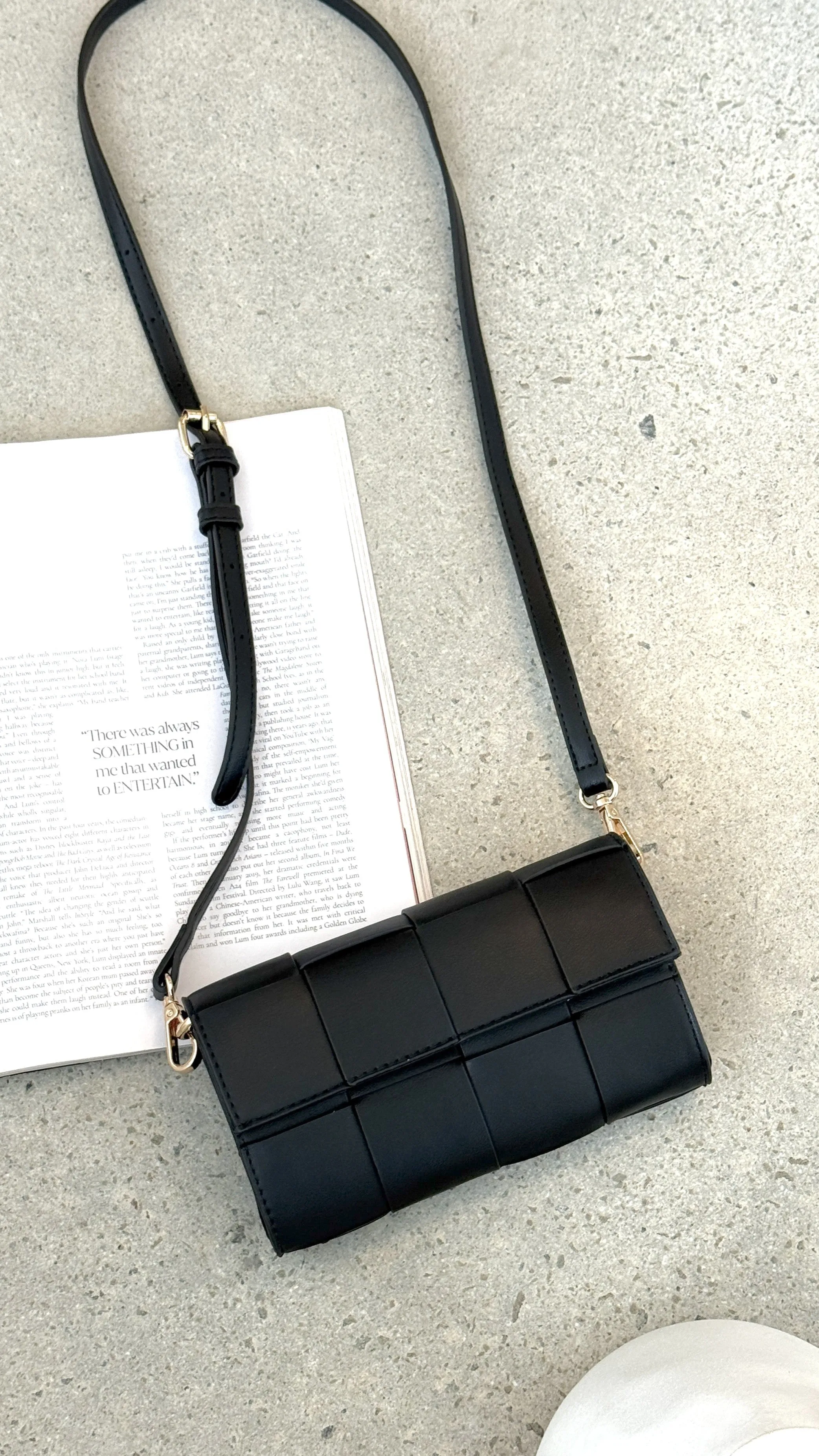 Brit Crossbody Bag - Black sold by Billy J