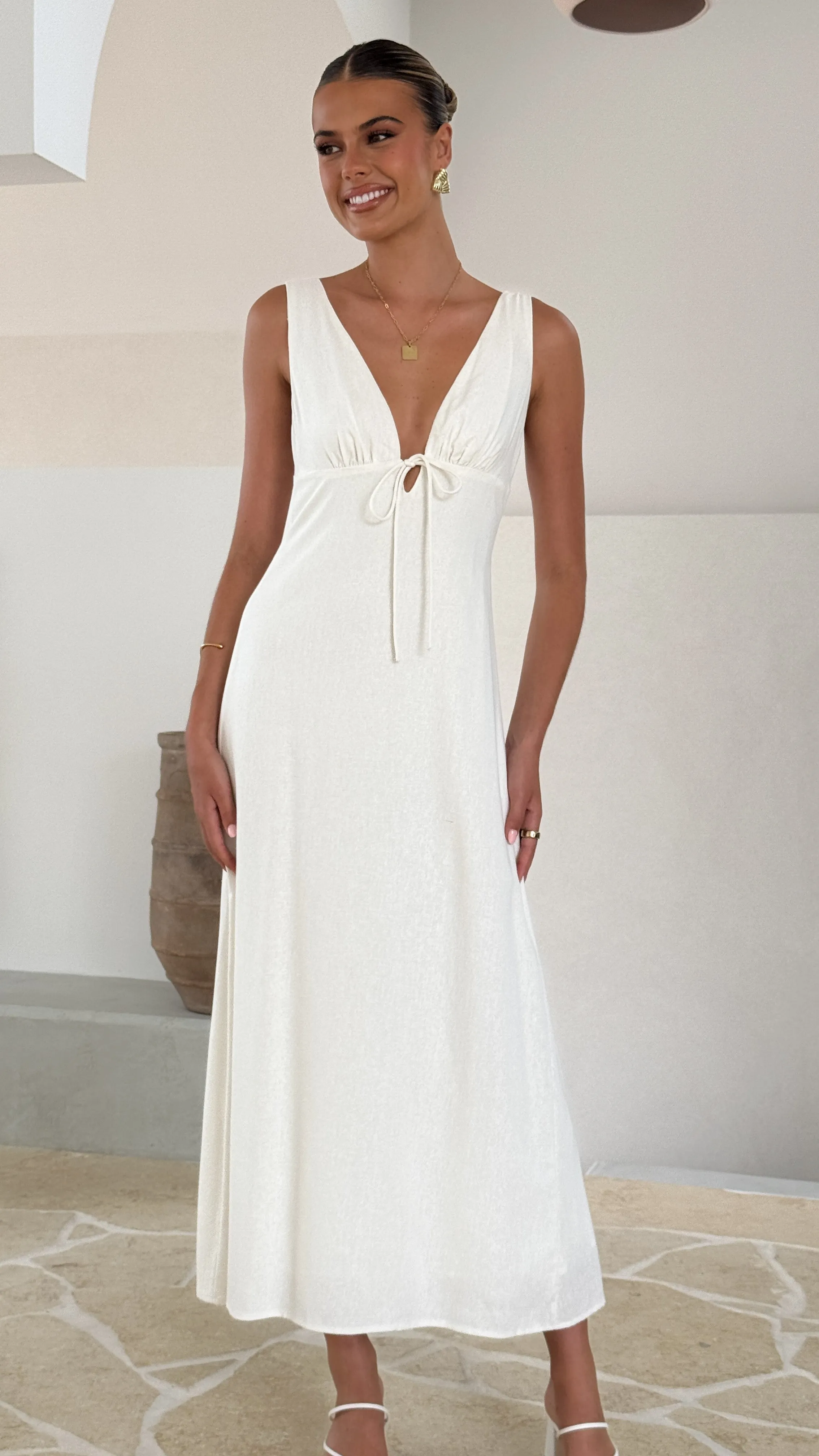 Kataryna Maxi Dress - White sold by Billy J product image thumbnail 5