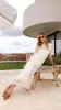 Saisha Crochet Maxi Dress - Beige sold by Billy J