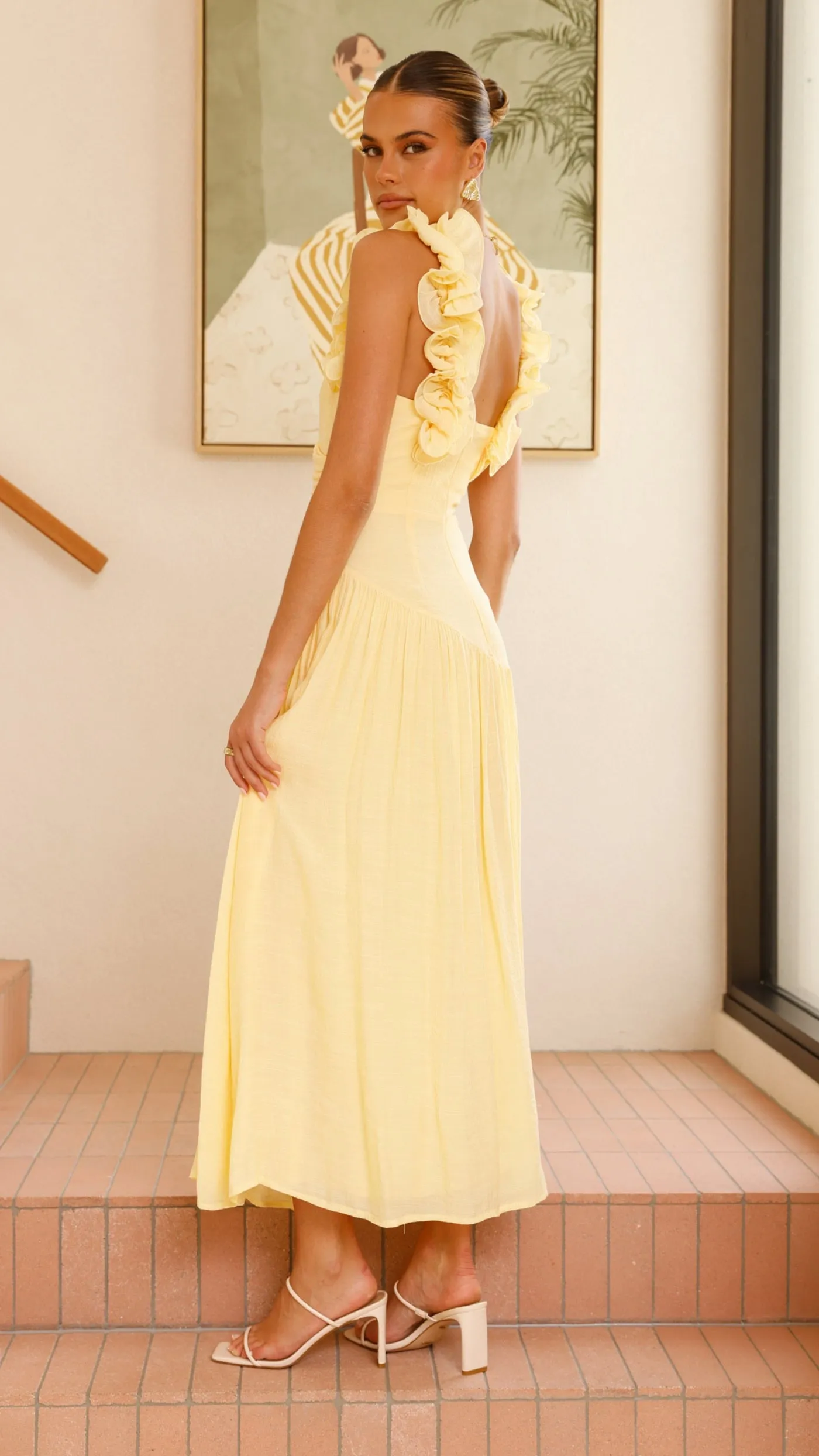 Alma Maxi Dress - Yellow sold by Billy J product image thumbnail 2
