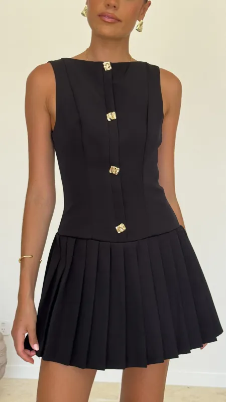 Vesperus Mini Dress - Black sold by Billy J