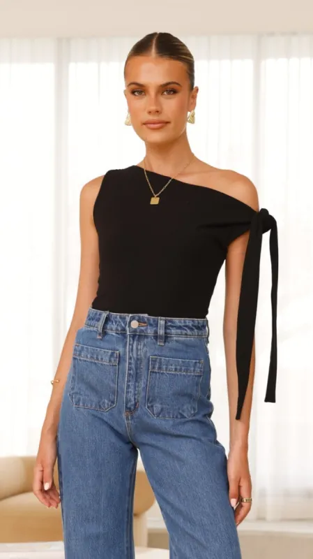 Cavatina Off Shoulder Top - Black sold by Billy J