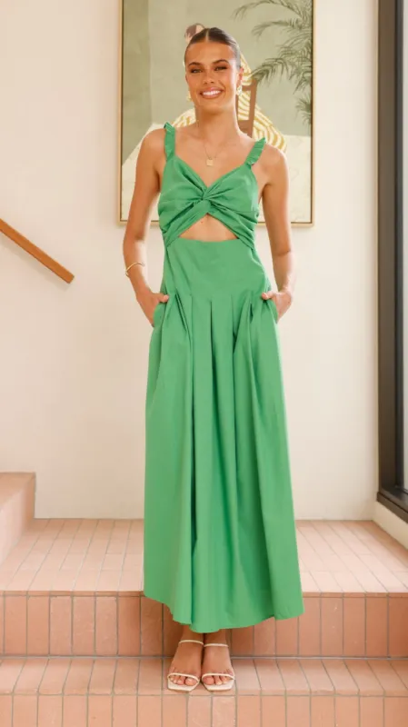 Bryce Maxi Dress - Green sold by Billy J