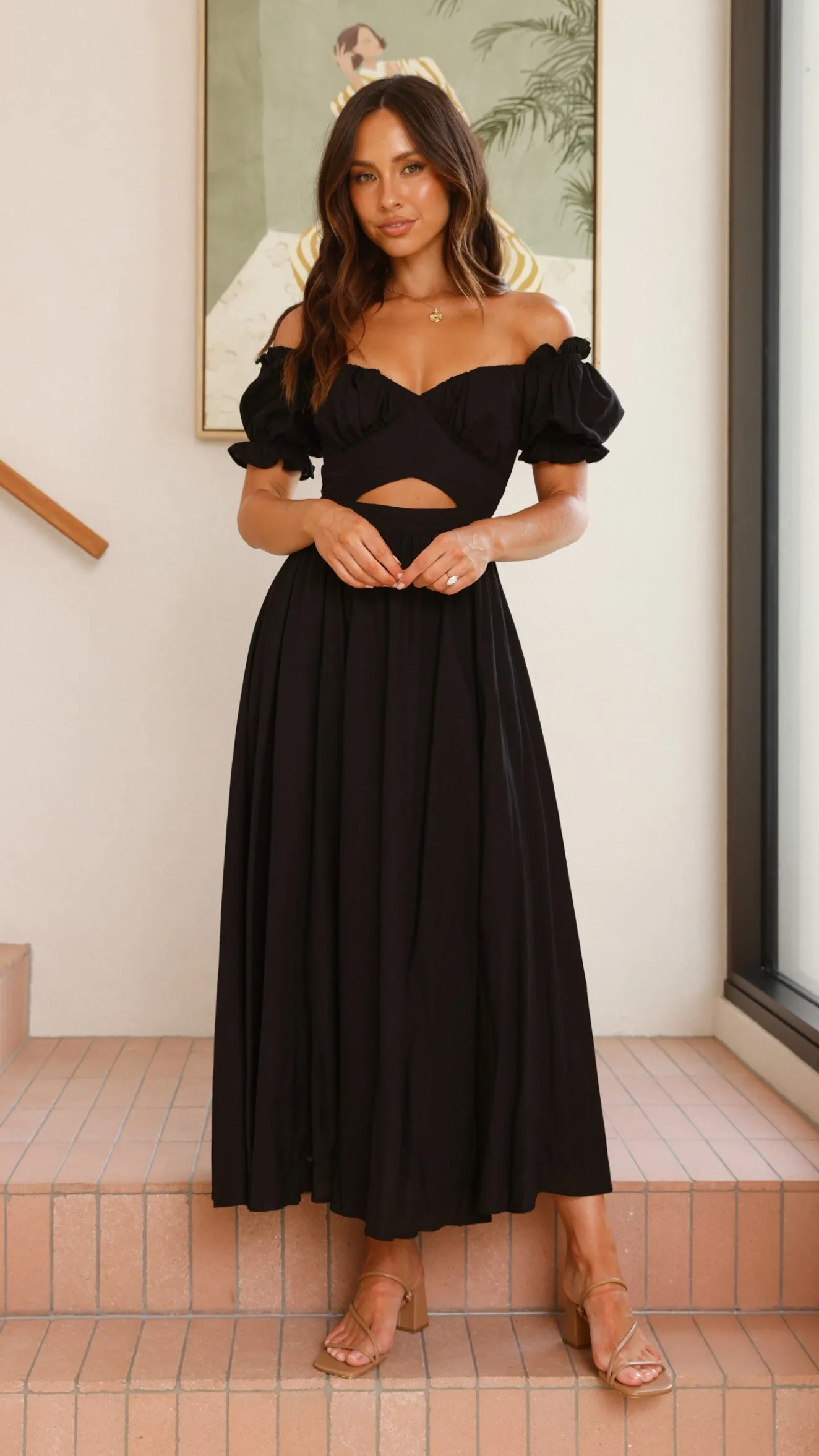 Hulu Maxi Dress - Black sold by Billy J product image thumbnail 4