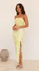 Zinnia Midi Dress - Yellow/White sold by Billy J