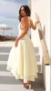 Kathy Halter Neck Maxi Dress - Lemon sold by Billy J