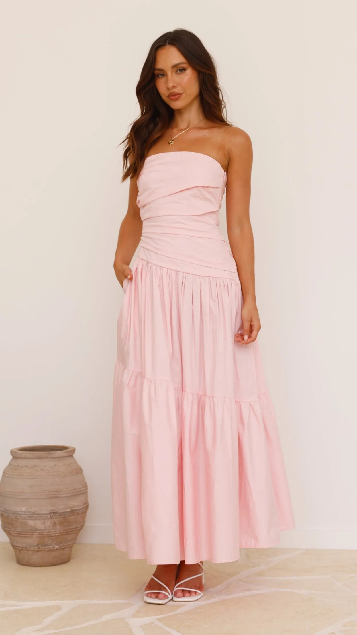 Lola Maxi Dress - Pink sold by Billy J