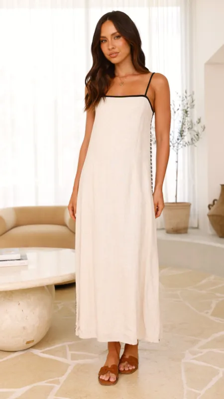 Aisha Maxi Dress - Oat sold by Billy J