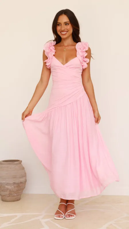 Alma Maxi Dress - Pink sold by Billy J