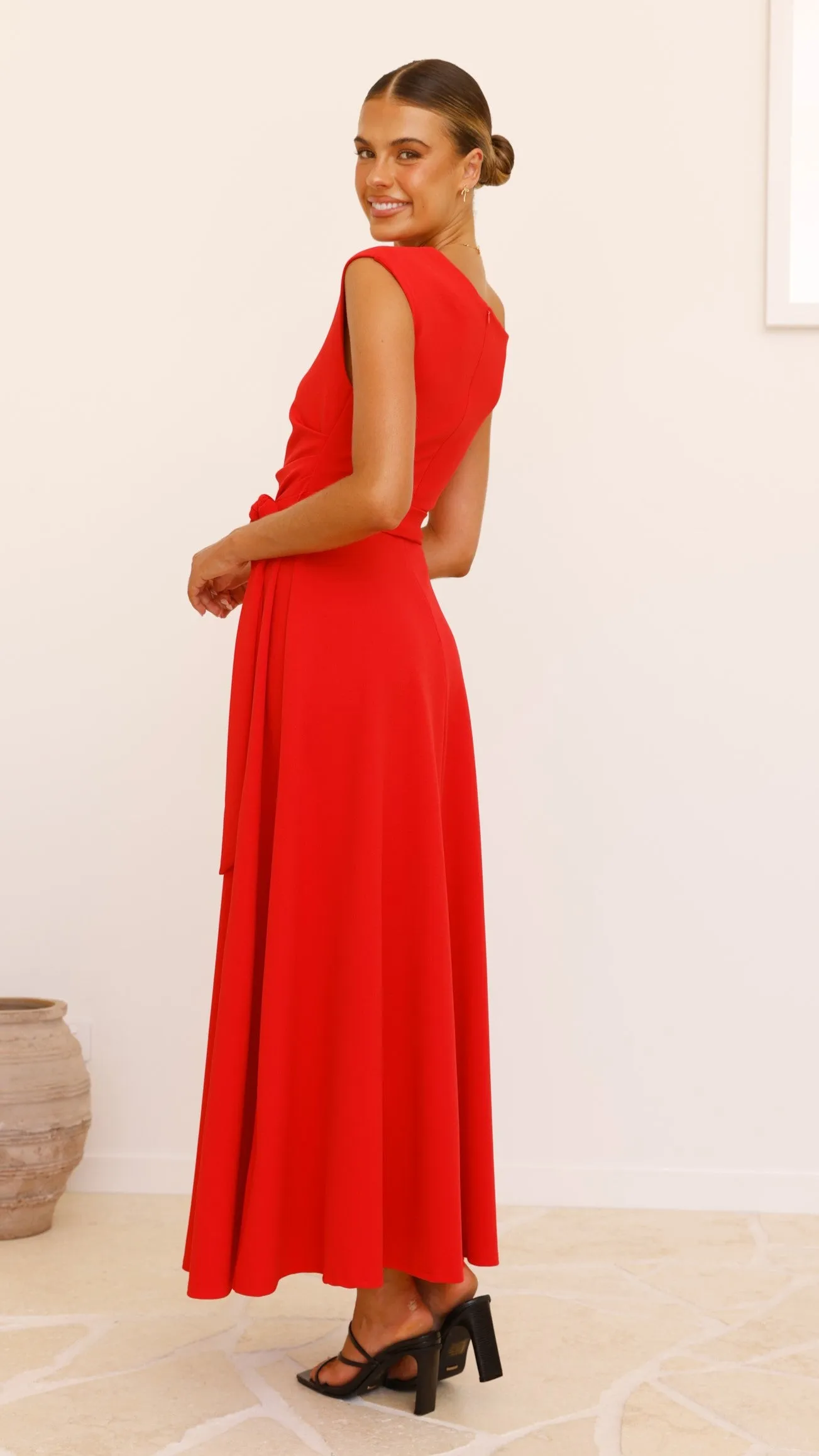 Gemma Maxi Dress - Red sold by Billy J product image thumbnail 4
