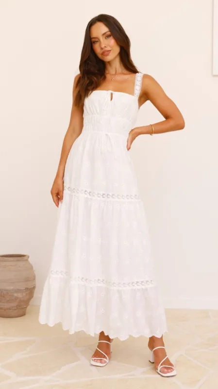 Avianna Maxi Dress - White sold by Billy J