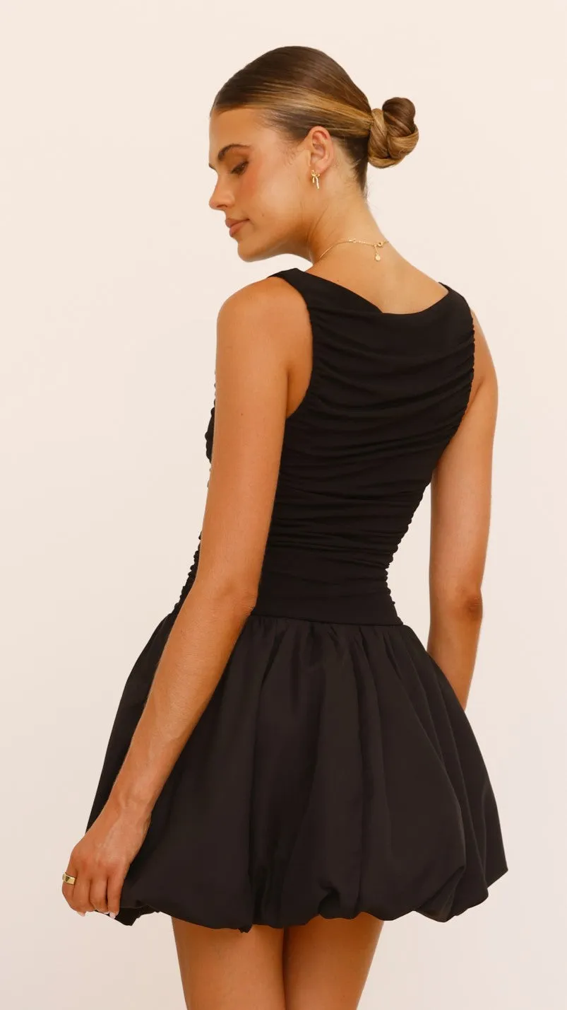 Meera Boat Neck Mini Dress - Black sold by Billy J product image thumbnail 2