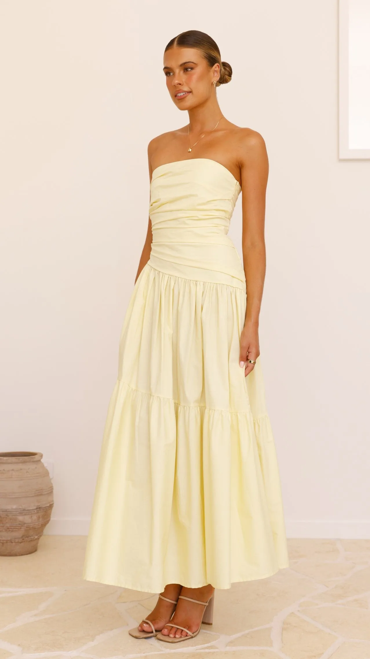 Lola Maxi Dress - Yellow sold by Billy J product image thumbnail 3