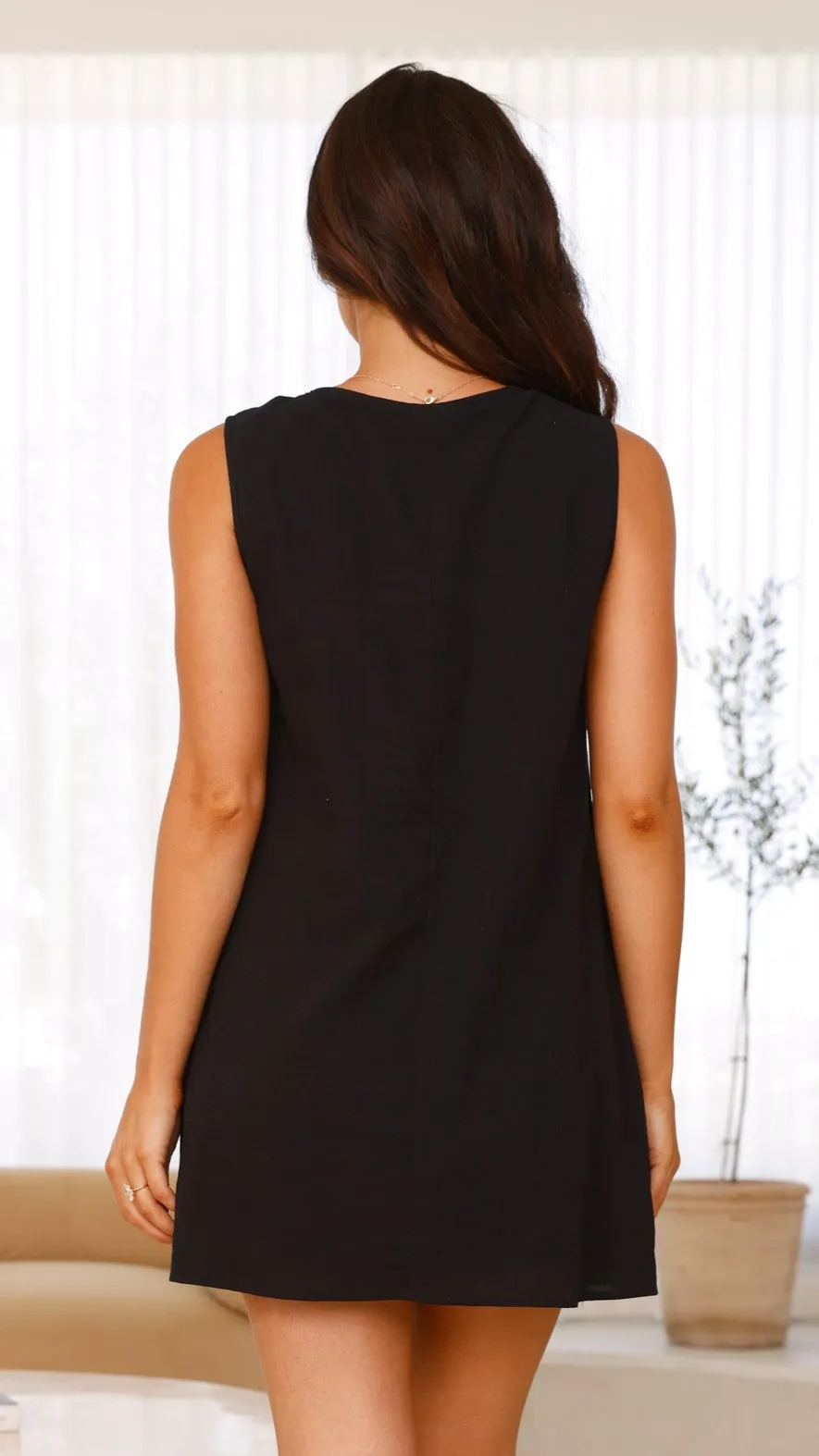 Sahara Mini Dress - Black sold by Billy J product image thumbnail 4