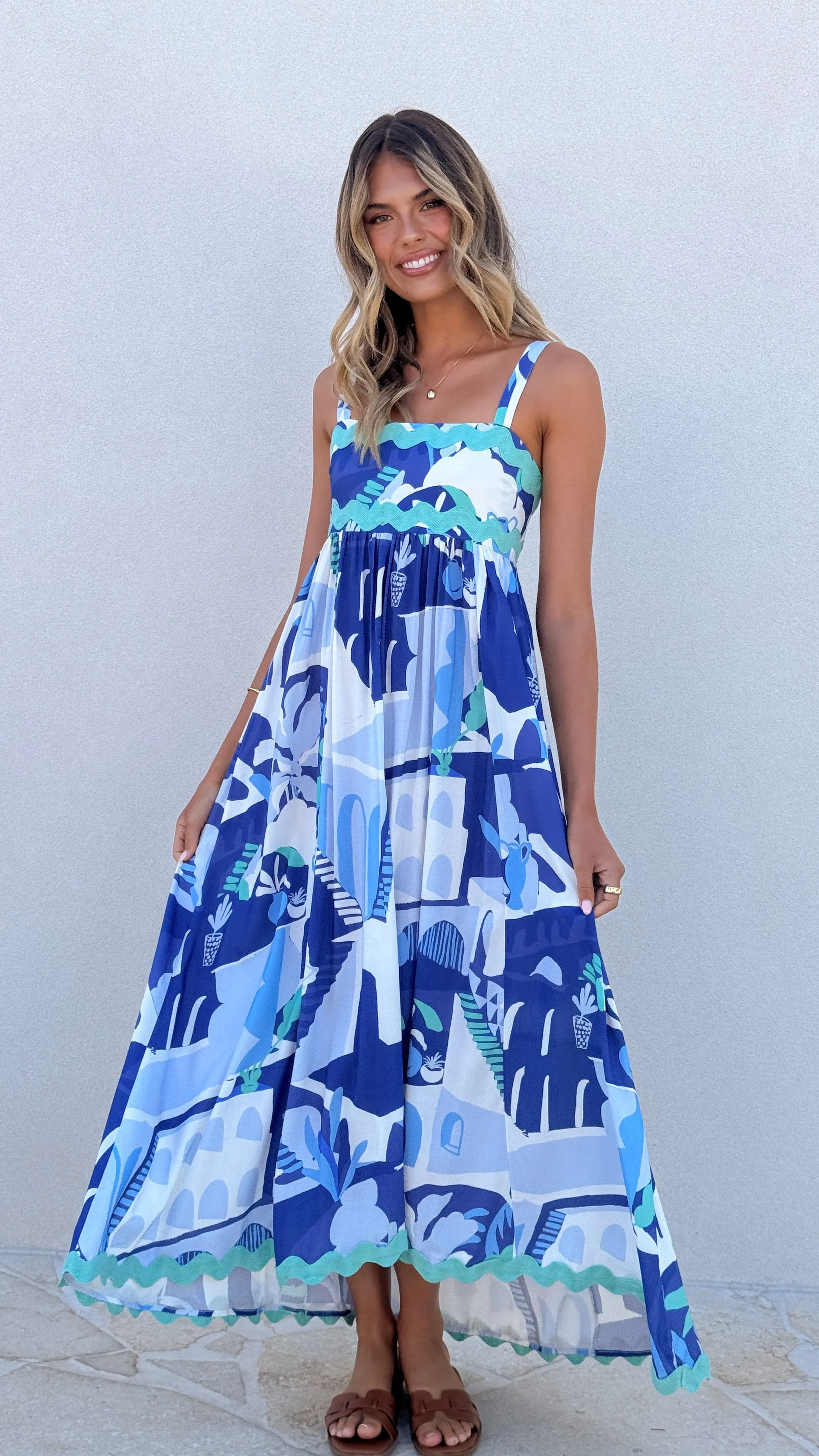 Zarita Maxi Dress - Nyssa Print sold by Billy J product image thumbnail 4