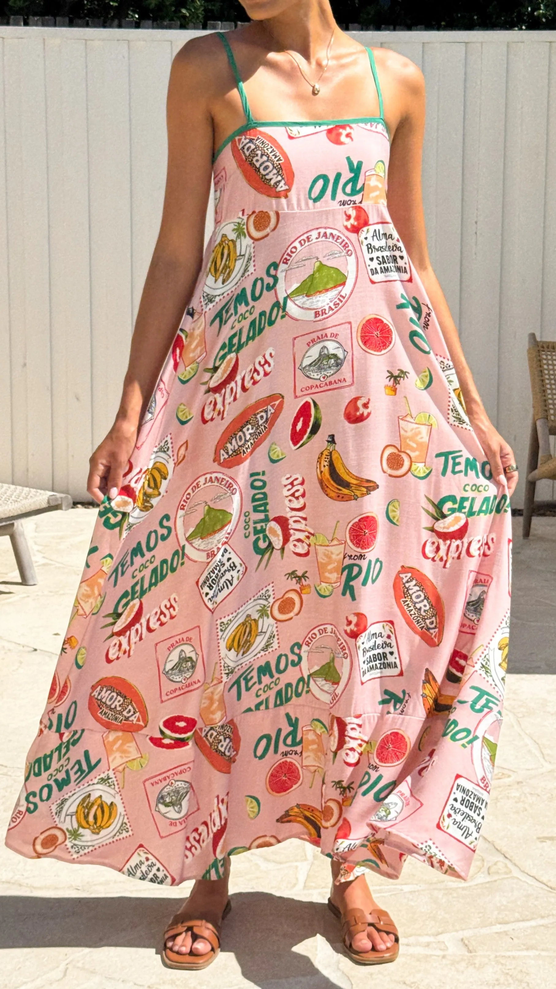 Cruise Maxi Dress - Rio Pink sold by Billy J product image thumbnail 4