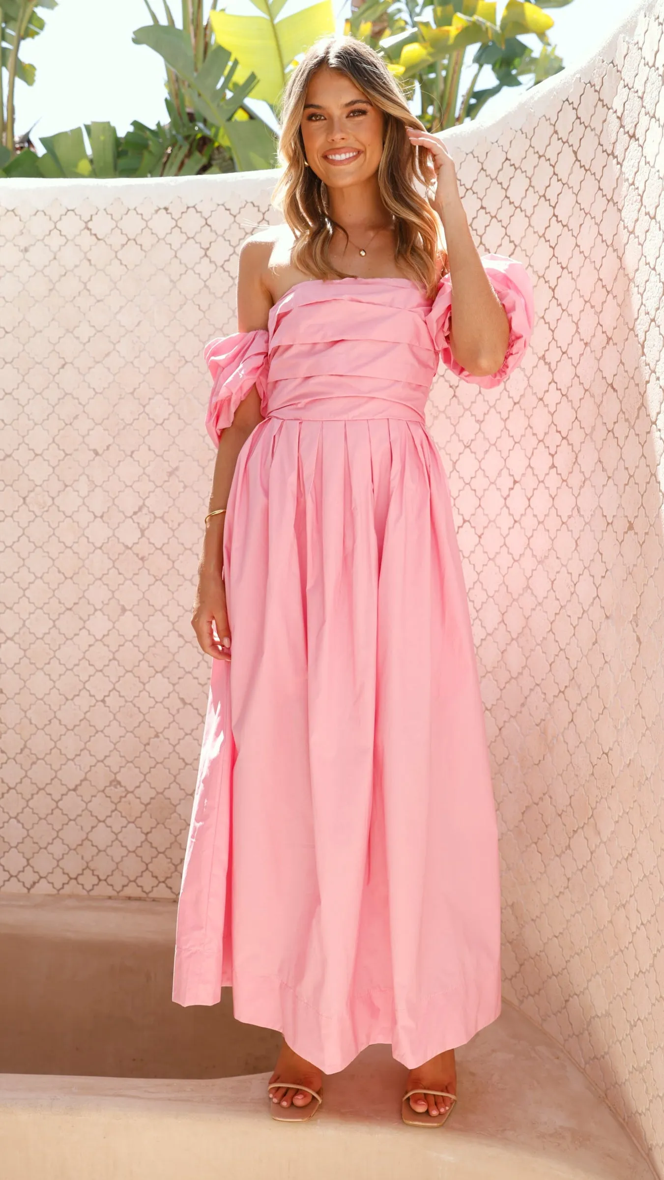 Caelius Midi Dress - Pink sold by Billy J product image thumbnail 4