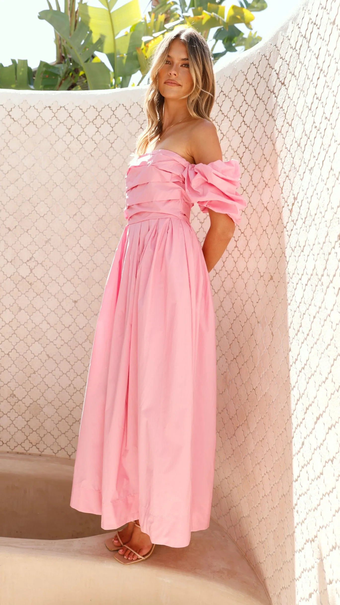 Caelius Midi Dress - Pink sold by Billy J product image thumbnail 3