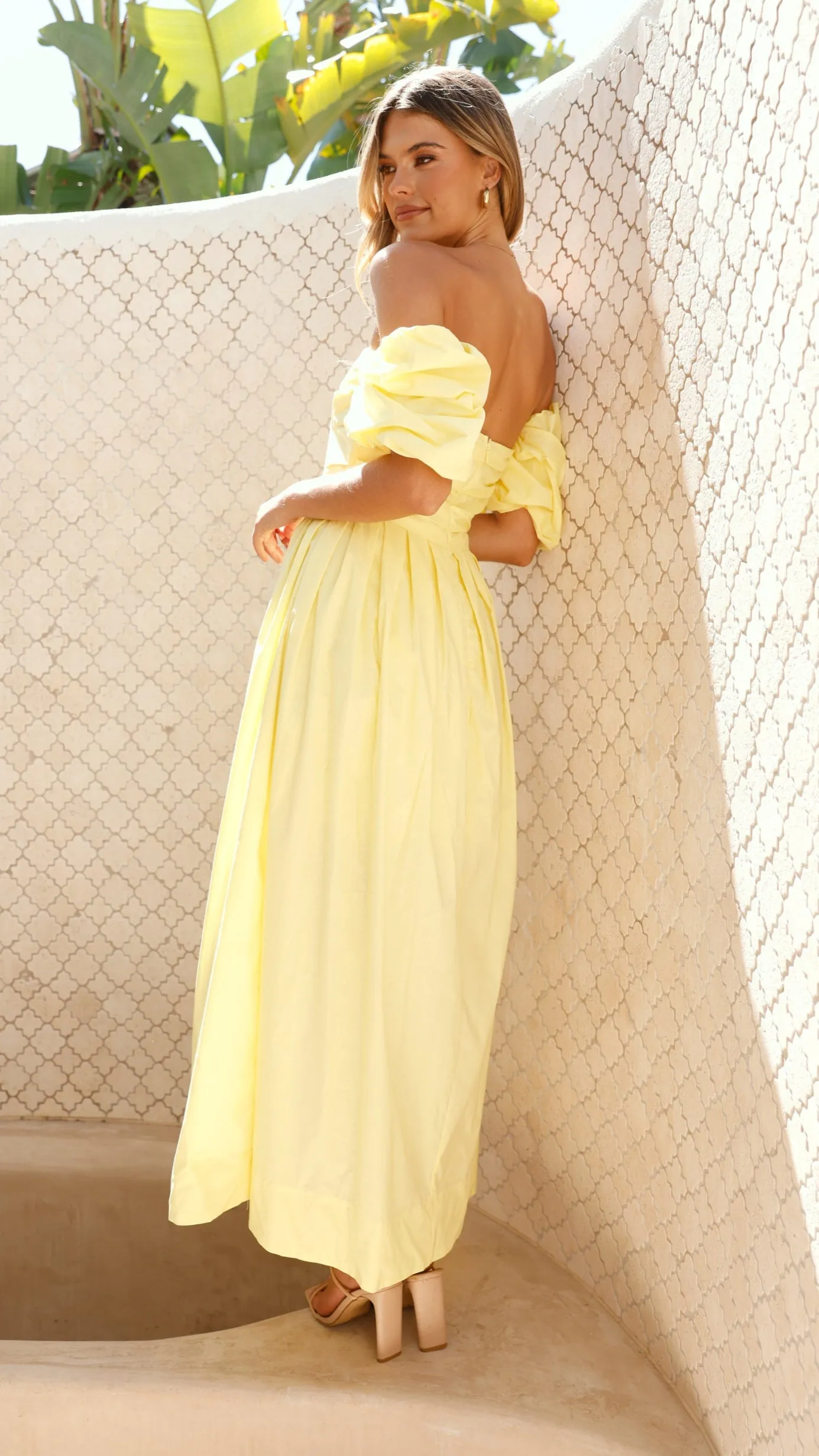 Caelius Midi Dress - Lemon sold by Billy J product image thumbnail 2