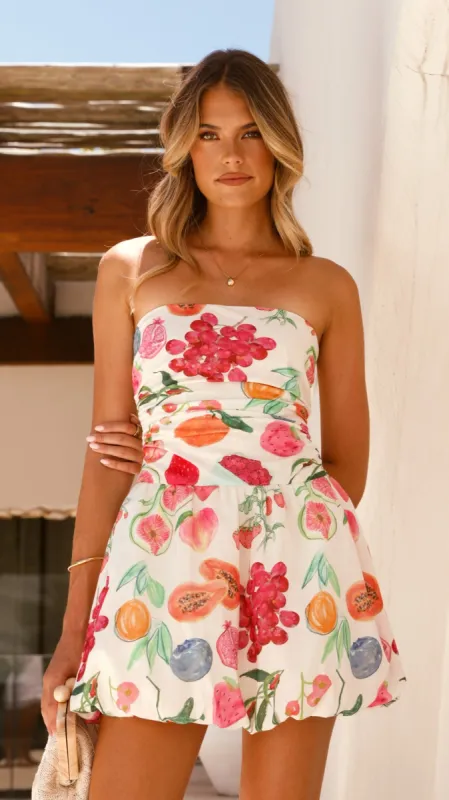 Anara Mini Dress - Fruit Punch Print sold by Billy J