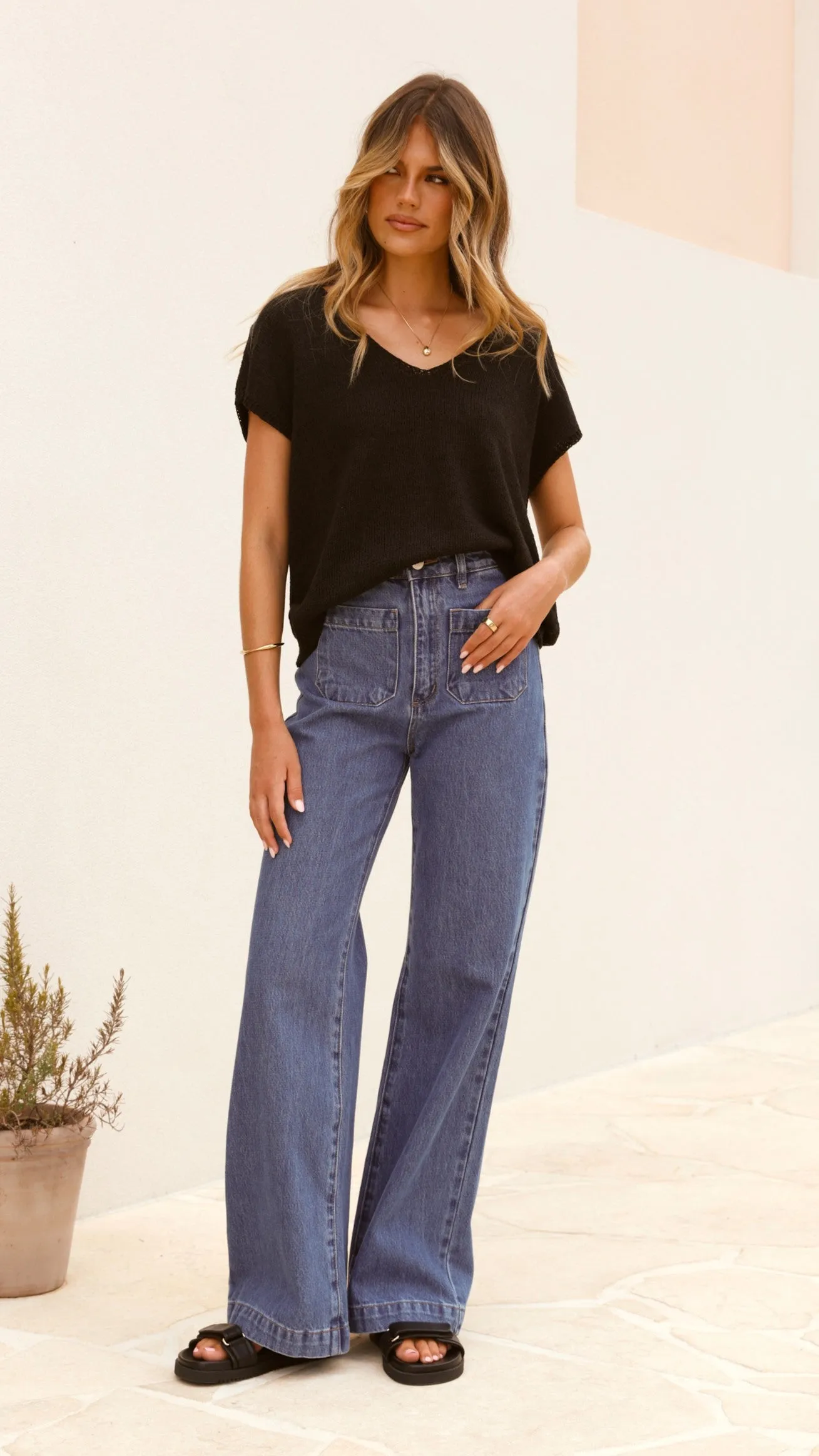 Stelaria Knit Top - Black sold by Billy J product image thumbnail 3