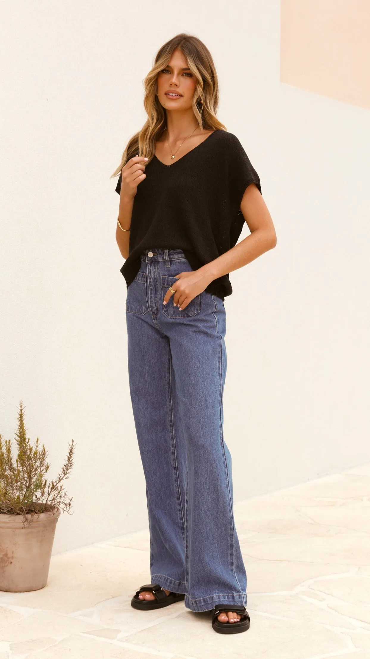 Stelaria Knit Top - Black sold by Billy J product image thumbnail 5