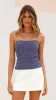 Batia Strapless Top - Dark Denim sold by Billy J