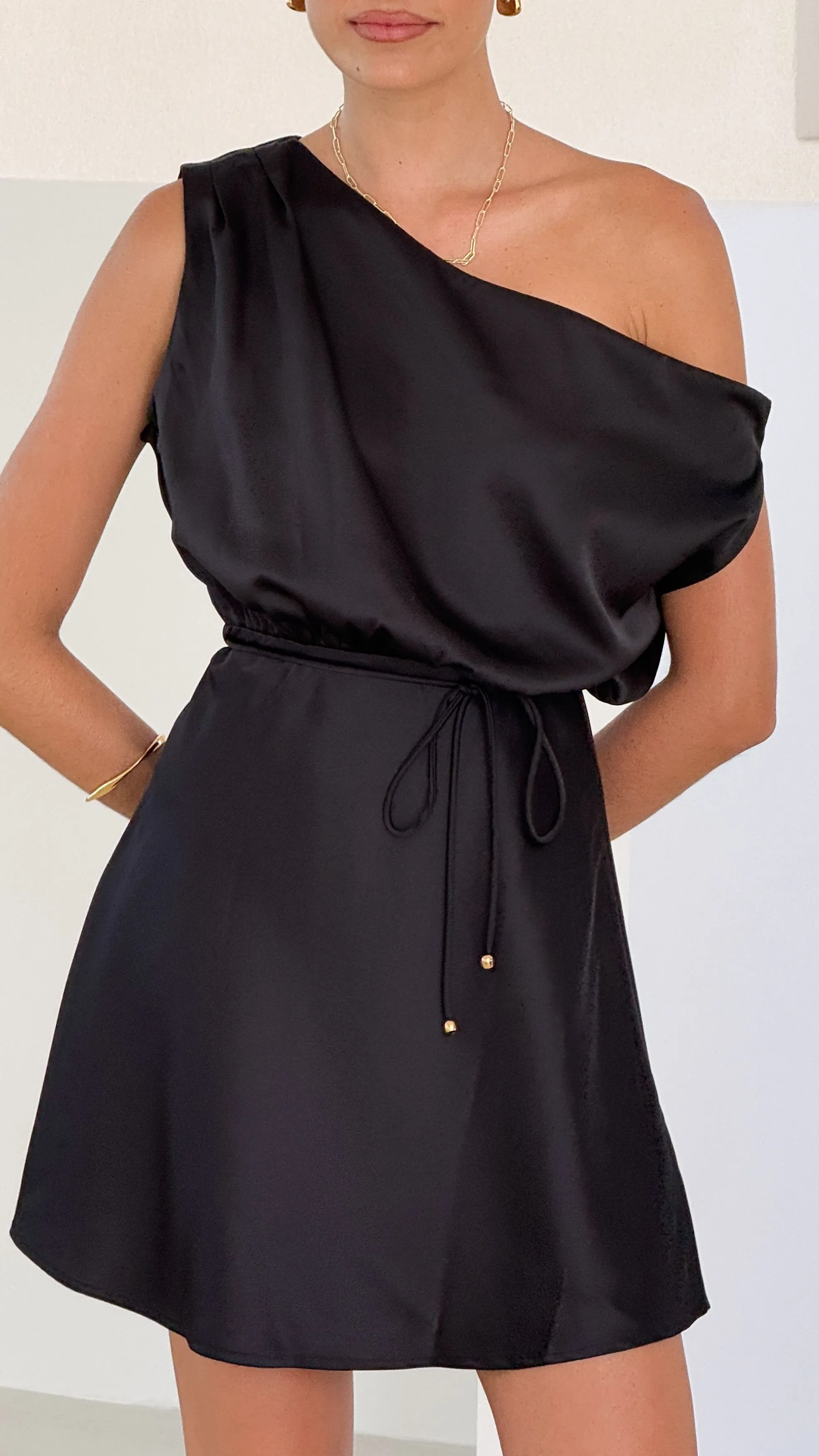 Prudence Mini Dress - Black sold by Billy J product image thumbnail 5