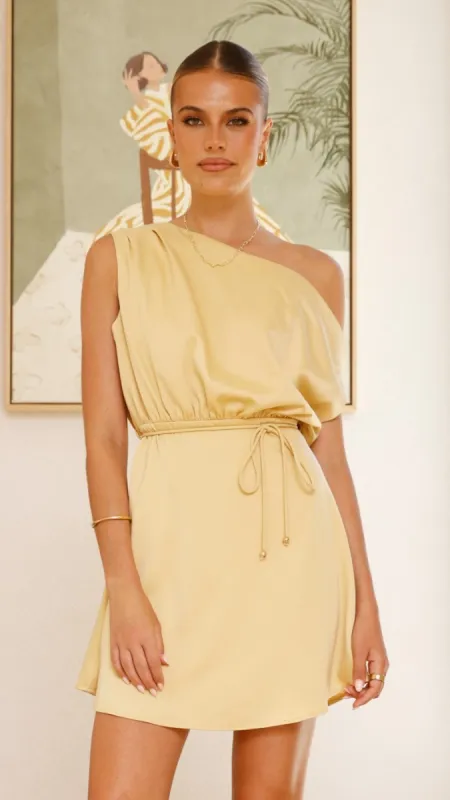Prudence Mini Dress - Yellow sold by Billy J