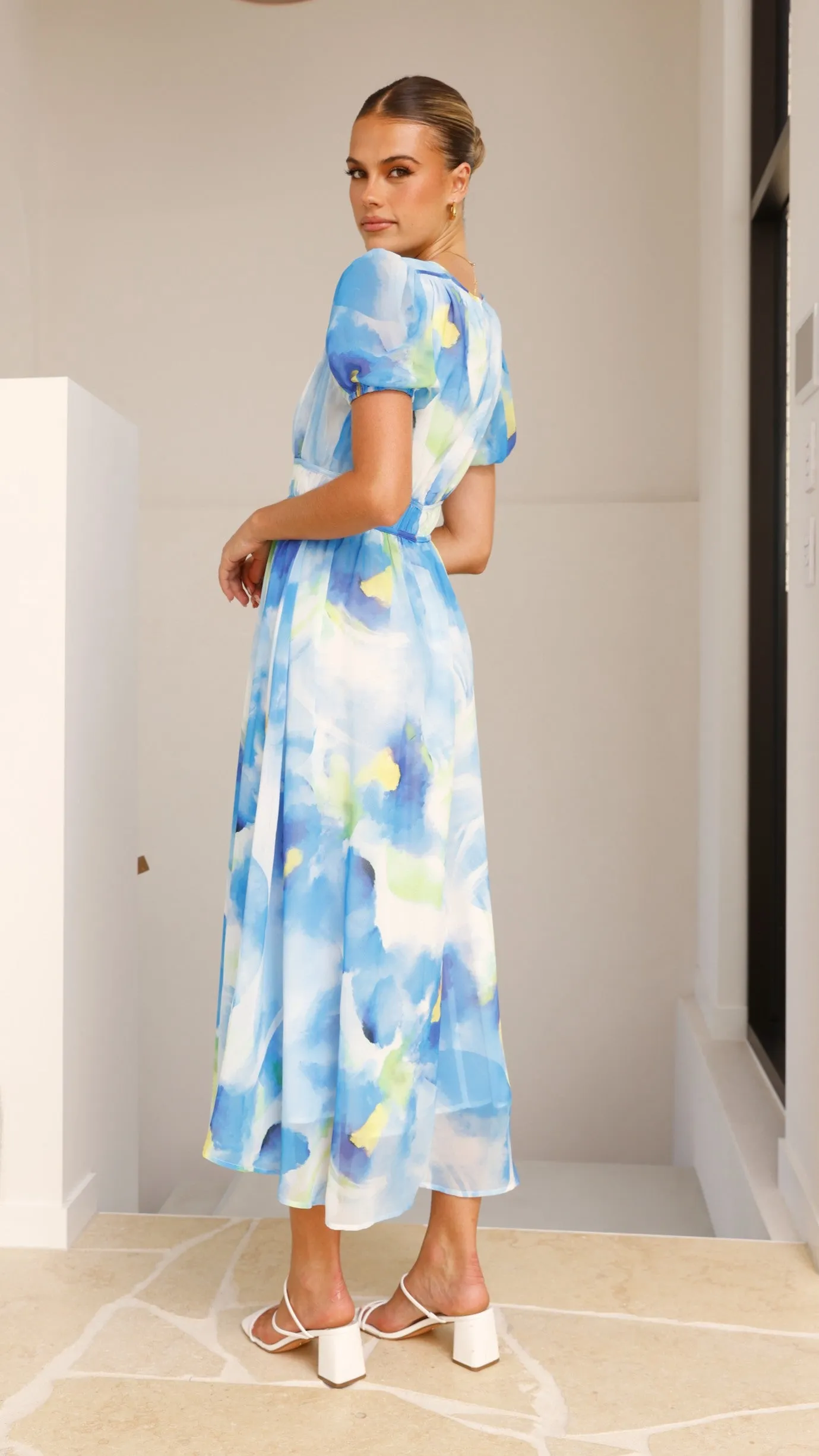Amberose Maxi Dress - Blue/Green sold by Billy J product image thumbnail 2