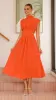 Maddison Midi Dress - Scarlet sold by Billy J