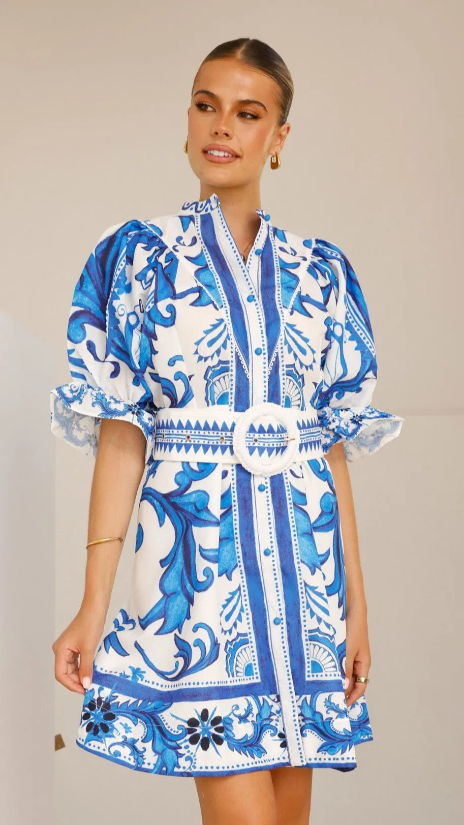 Hannah Mini Dress - Paradise sold by Billy J