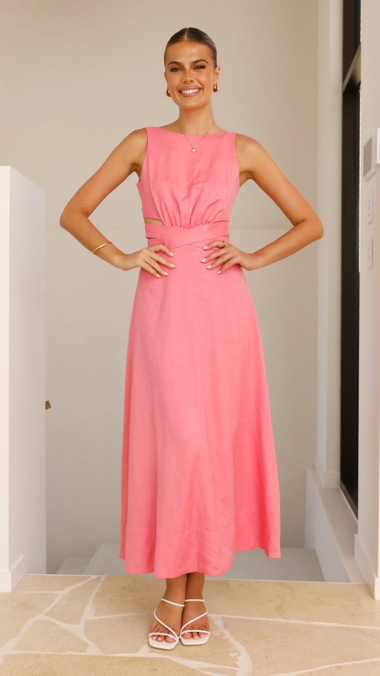 Kimberley Maxi Dress - Pink sold by Billy J product image thumbnail 5
