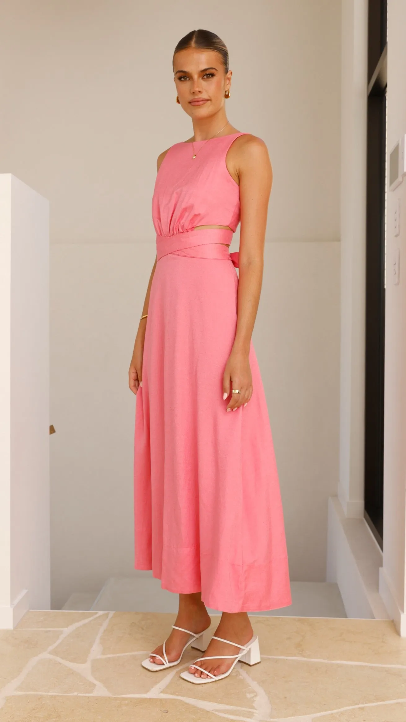 Kimberley Maxi Dress - Pink sold by Billy J product image thumbnail 3