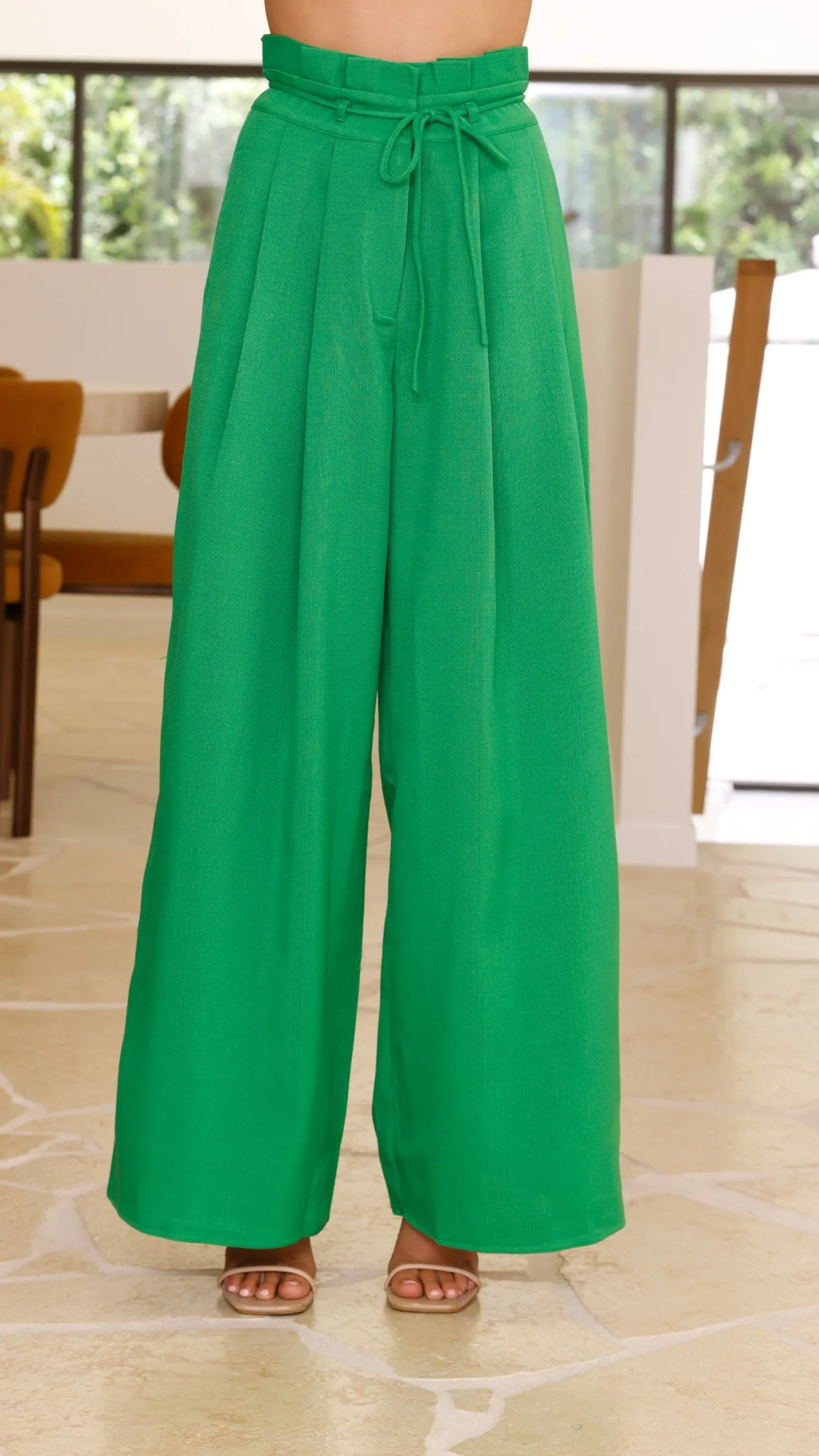 Melinda High Waist Pants - Green sold by Billy J product image thumbnail 2