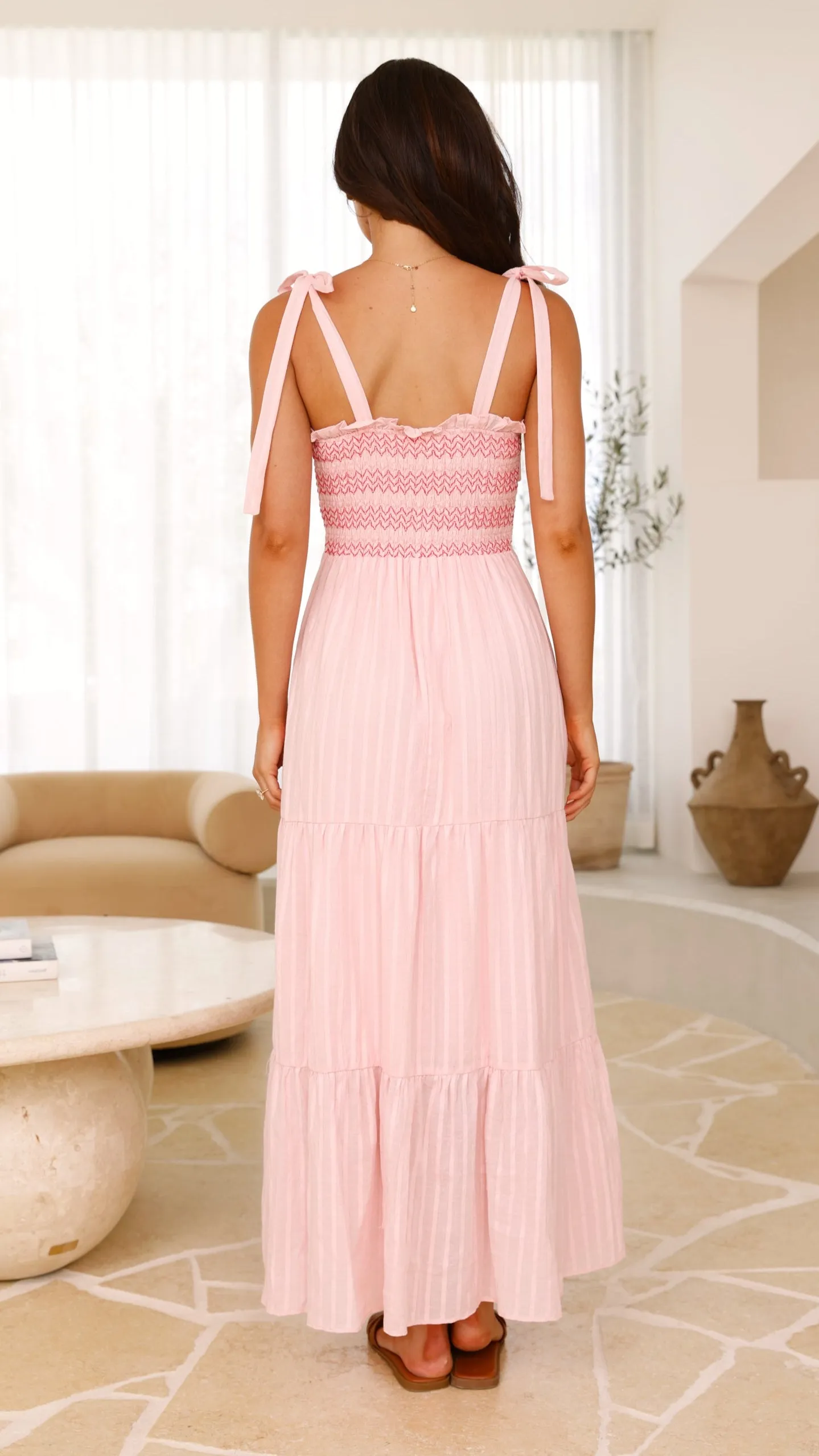 Beach Days Maxi Dress - Pink sold by Billy J product image thumbnail 5