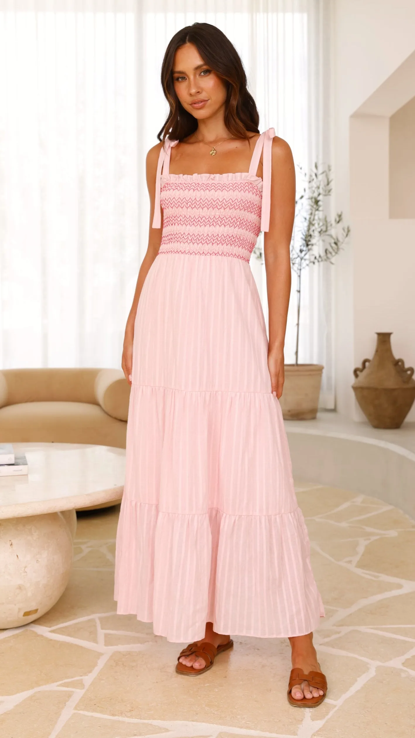 Beach Days Maxi Dress - Pink sold by Billy J