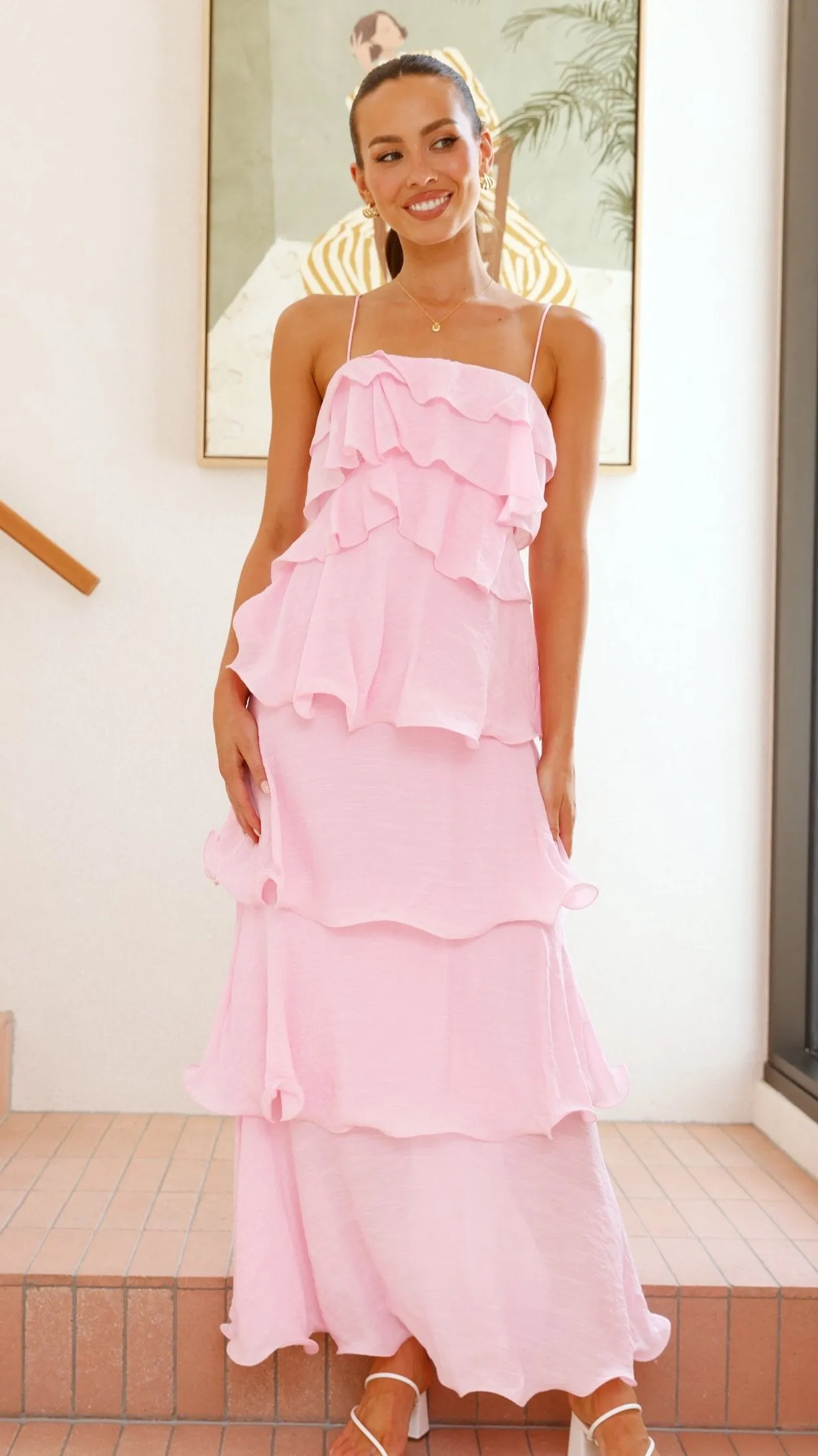 Brookie Maxi Dress - Pink sold by Billy J product image thumbnail 4
