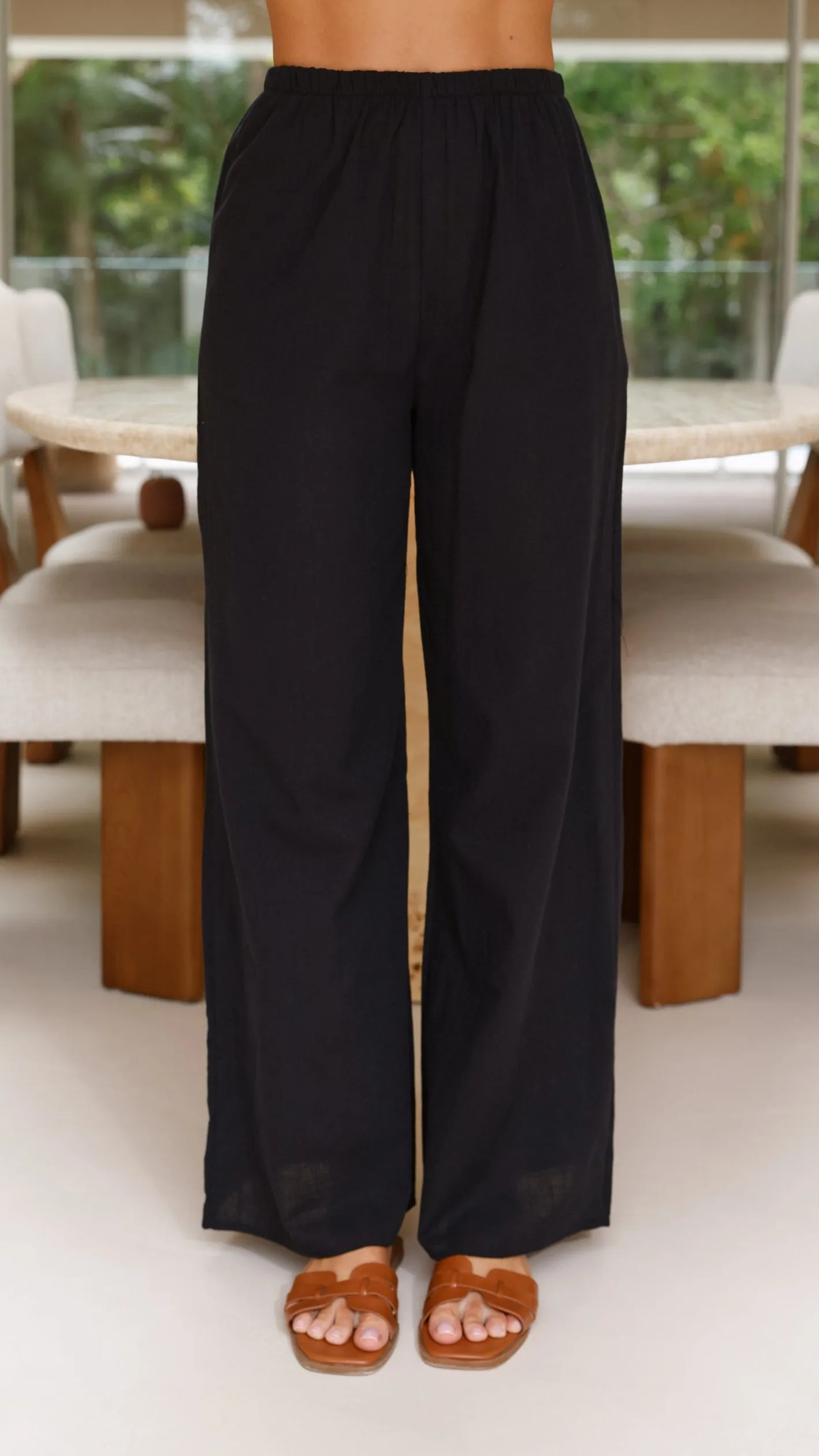 Sharni Strapless Pleat Top and Pants Set - Black sold by Billy J product image thumbnail 2