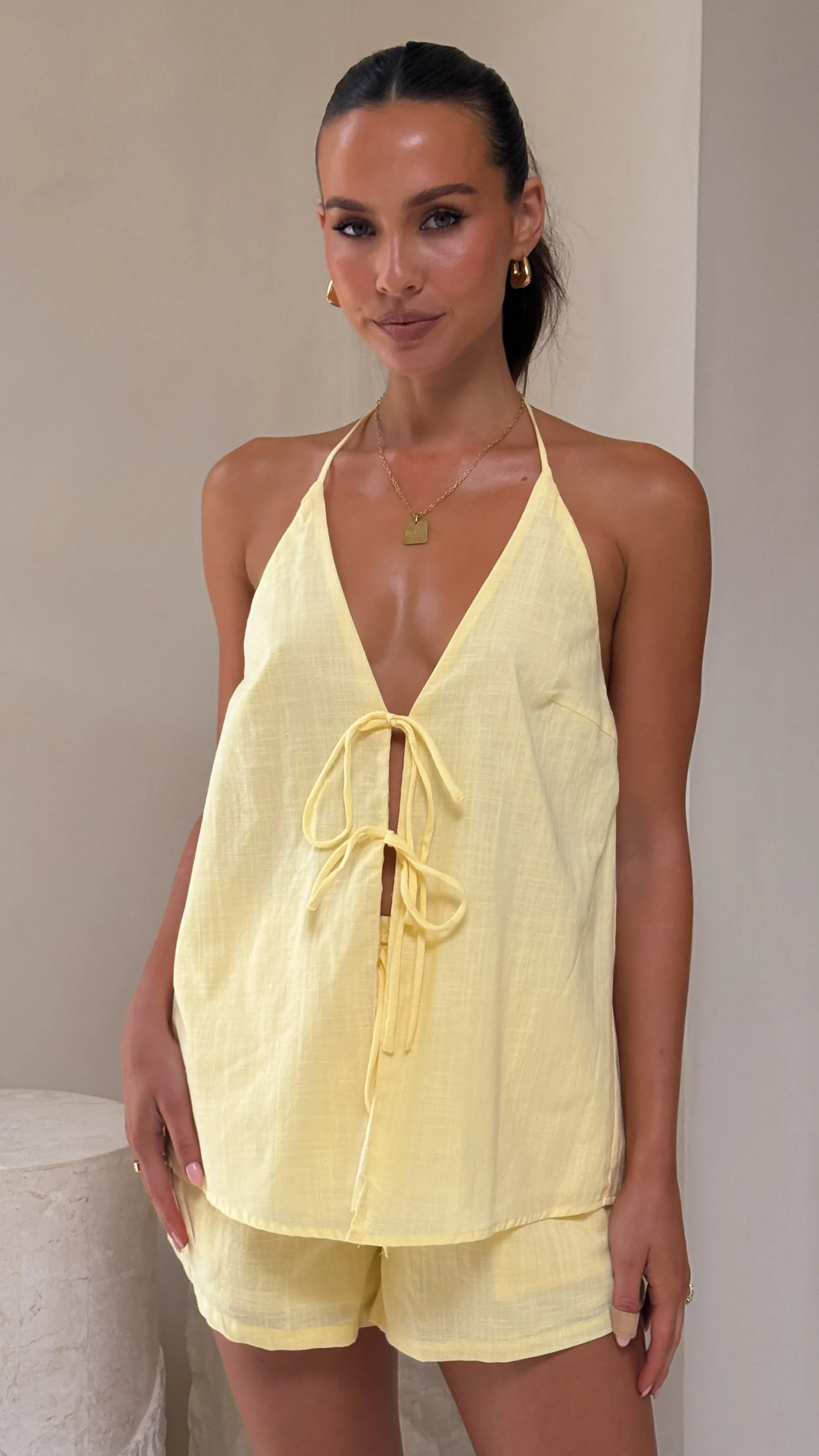 Octavia Top - Lemon sold by Billy J product image thumbnail 4