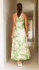Mandy Maxi Dress - Sage / Cream sold by Billy J